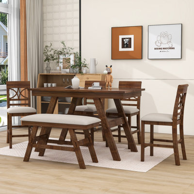 6 - Person Four Leg Dining Set