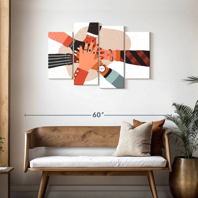 Hiromasa Racial Unity, 27" H x 43" W