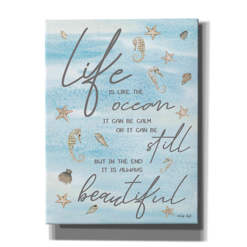 Life Is Like ... par Cindy Jacobs, H 16 po x l 12 po x P 0,75 po