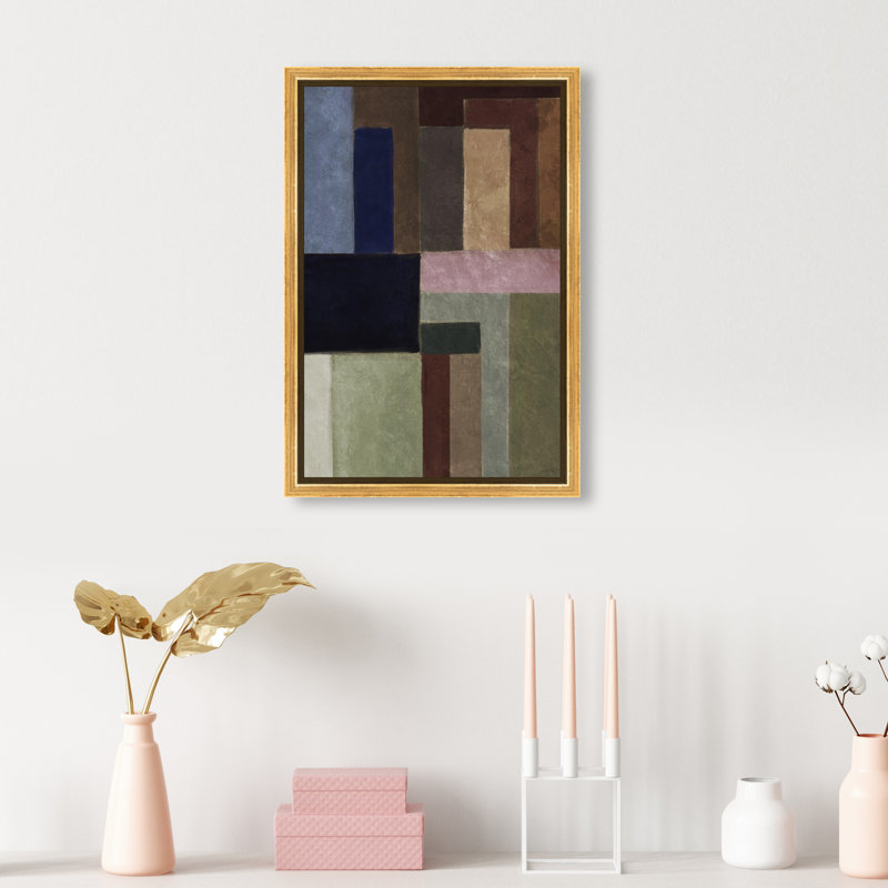 Perfect Fit Print by Oliver Gal, 16" H x 11" W, Gold Floater Frame