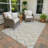 Machine Washable Indoor/Outdoor Keim ACN2392 Stripes Rug-69365234