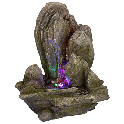 Boulder Falls Cascading Tabletop Fountain