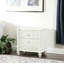 Table de chevet 2 tiroirs Colin l 25,6 po ivoire
