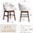 Swivel 26.4'' Faux Leather Counter Stool-647319184