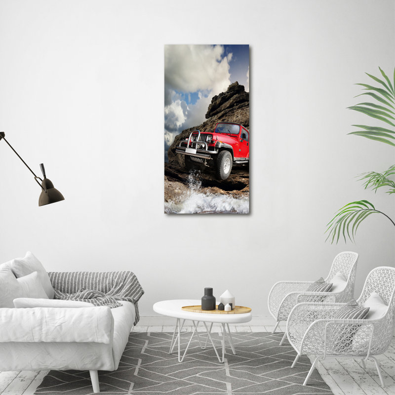 Off-road Car - Wrapped Canvas Print