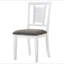 Ensemble de 2 chaises d'appoint en bois Pratto