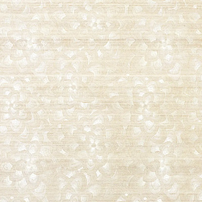 Lotus Embroidery Sisal Wallpaper