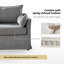 Upholstered With Footstool Armchair-1324533124