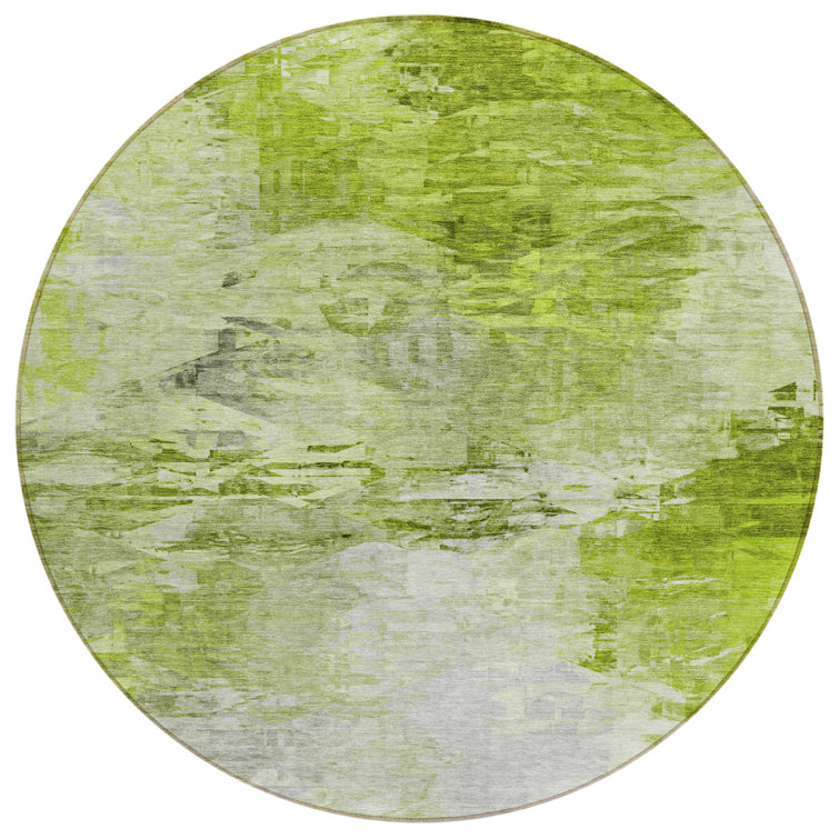 Khloei Washable Abstract Indoor / Outdoor Rug