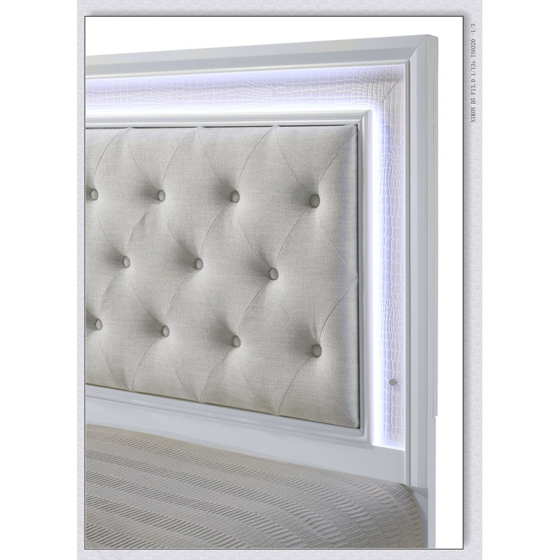 Mobilier de chambre à coucher 1pc, Grand lit