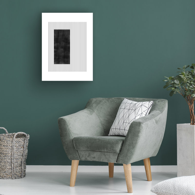 Œuvre d'art sur toile noire, Elena Ristova, 14" H x 19" W