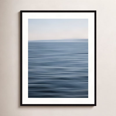 Abstract Blue Horizon Photo Print