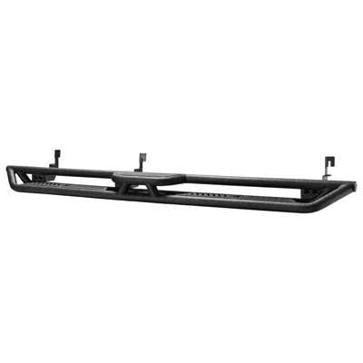 Running Boards, 6 Inches Side Steps Compatible with 2015-2025 Chevy Colorado/GMC Canyon Crew Cab, Black Carbon Steel Nerf Bars, 550 lbs Load Capacity, Non-Slip Hollow Surface Rustproof Coating