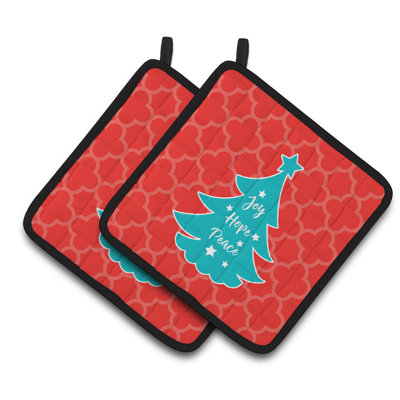 Caroline's Treasures Solid Colour Polyester Potholder