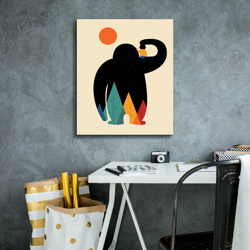 "Papa" par Andy Westface, H 24 po x l 20 po x P 0,75 po