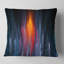 Feu fractal en bleu clair - coussin imprimé abstrait-30057164-30057167