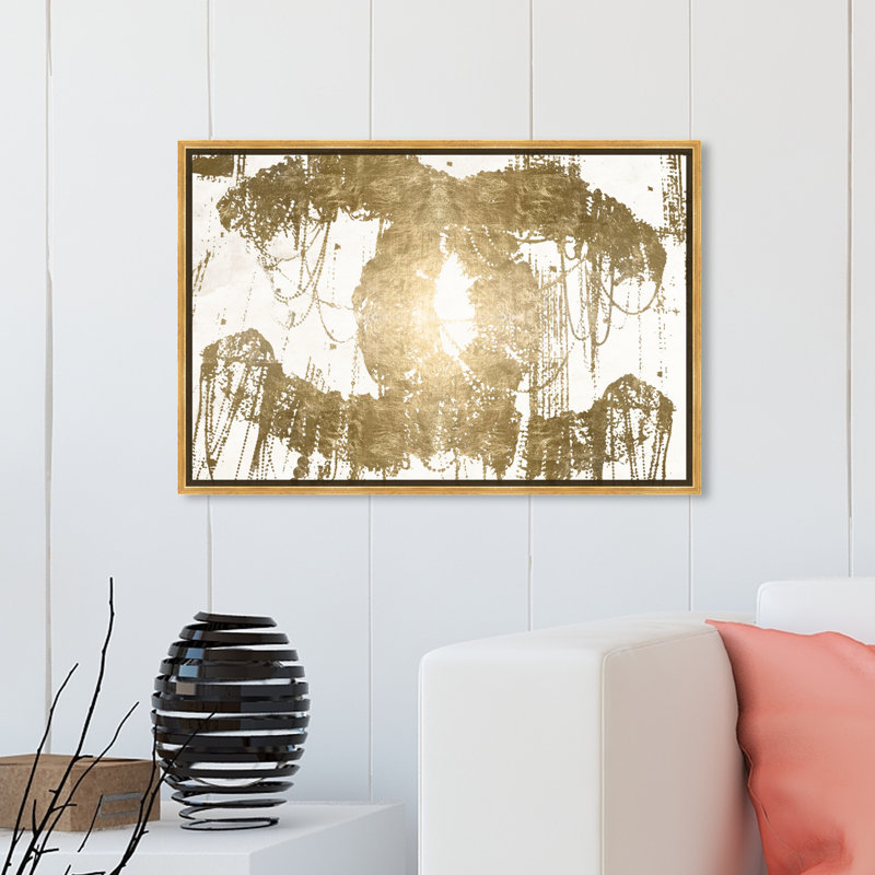 «Hey Lolita», impression sur toile, Impression encadrée, H 24 po x l 36 po, Doré