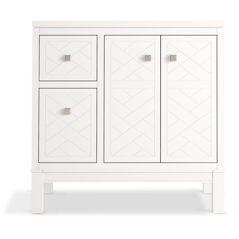 Beauxline 36-In Bathroom Vanity Set, White