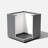Metallic Series Galvanized Steel Planter Box-86163714