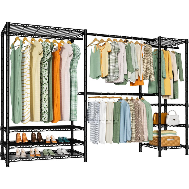 11 porte-vêtements robustes, porte-vêtements autoportant en métal ...