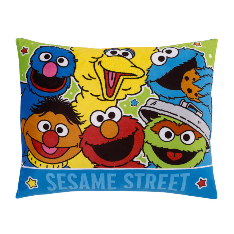  Oreiller décoratif pour tout-petit NoJo Sesame Street