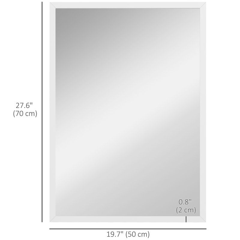 Miroir de salle de bain mural 20 po x 28 po