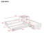 Lit plateforme simple avec rangement en bois massif-990748966