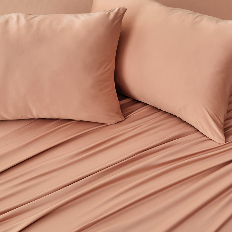 Twin Pink Ultra Soft Polyester Microfiber Bed Sheet Set