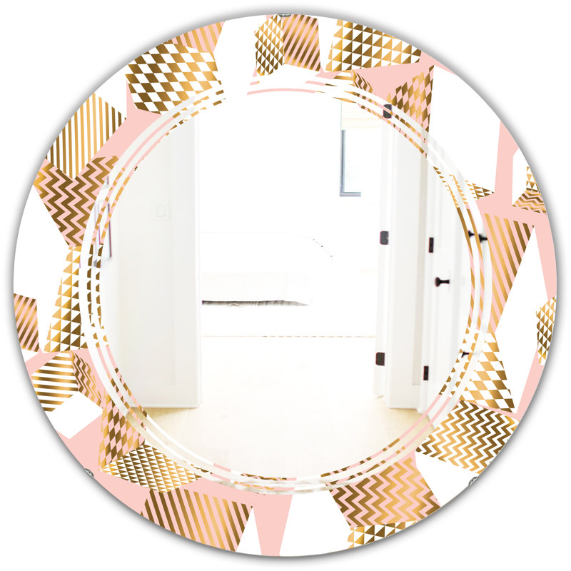 Miroir mural contemporain & cubes i modern & cubes i modern, H 23,6 po x l 23,6 po