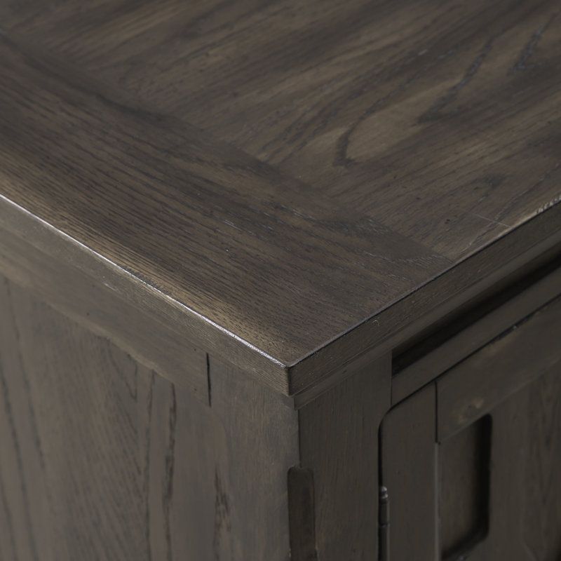 Arianni 2 Door Bedside Chest w/ Charging Station