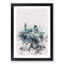 Florence Cathedral In Italy Abstract Watercolour - Picture Frame Graphic Art-56923559-56923560