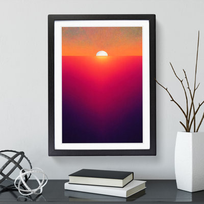 Beguiling Abstract Sunset - Wall Art