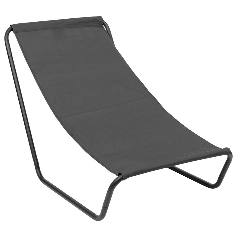 100cm Long Single Chaise, Black