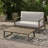 BELGIAN LOVESEAT & COFFEE TABLE