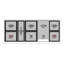 ILVE Nostalgie II 60 in Dual Fuel Range, 9 Burner, Griddle-243633800-243633806