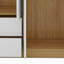 Garde-robe 4 portes avec tiroirs, tablette et tringle