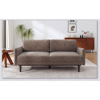 Canapé de style moderne avec causeuse spacieuse et coussins en mousse durables pour un salon confortable