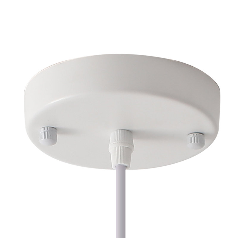 Luminaire suspendu blanc 2 lumières 15,7 po avec îlot de cuisine et salle à manger 2 lumières, Blanc