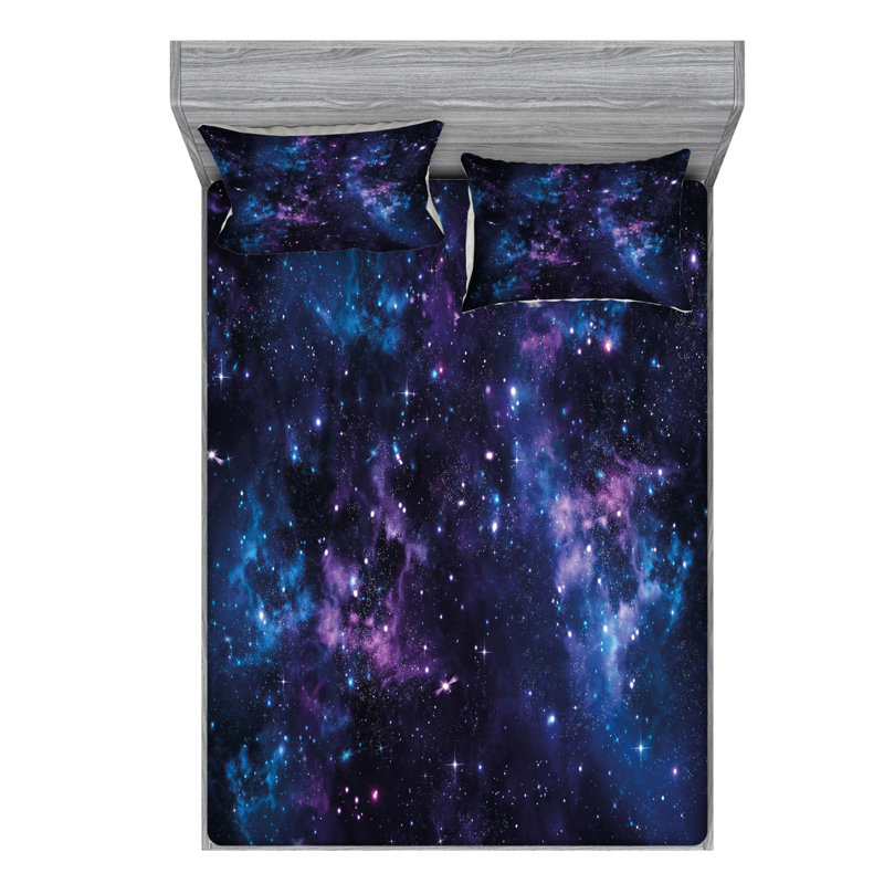 Microfiber Sheet Set, Mystical Sky with Star