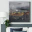 Montagnes dans la brume, toile tendue I-Premium Gallery - prête à être accrochée-1035376729