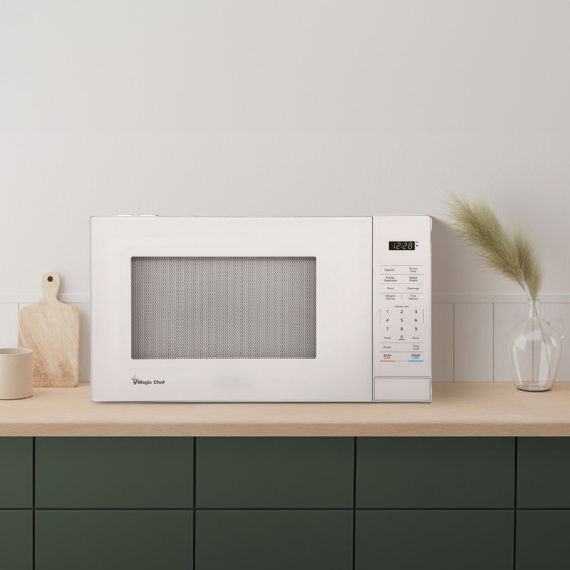 Magic Chef® Pi. Micro-onde de comptoir tactile numérique 1000 watts, Blanc