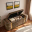 Velvet Upholstered Bench with Flip Top-127669006-127669045