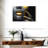 Grunge Gold Makeup Paint Drip Canvas Print-1595020140