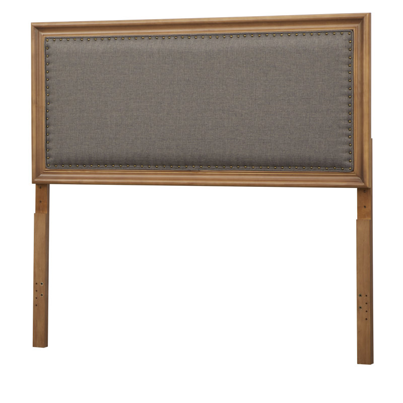 Chittum Upholstered Headboard, Natural/Gray
