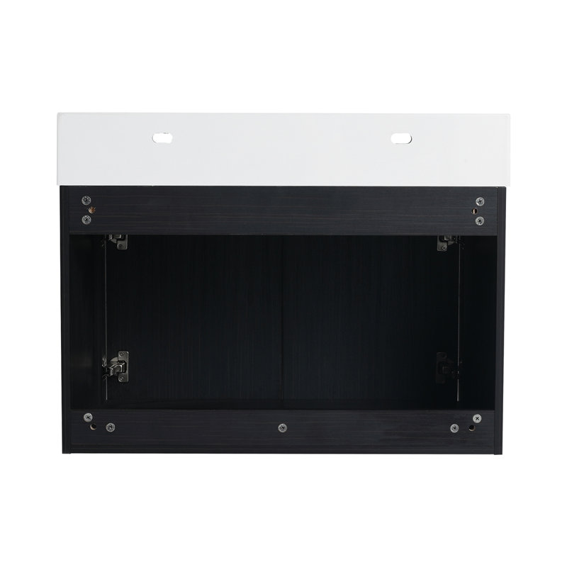 Wall-Mounted Bathroom Vanity With Sink