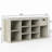 Storage Bench, Shoe Bench, Entryway Bench With Padded Cushion, Drawer And Open Compartments, Bench With Storage, 3 Tier Shoe Rack Bench