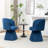 Dantzler Velvet Swivel Upholstered Dining Chair-1727595457