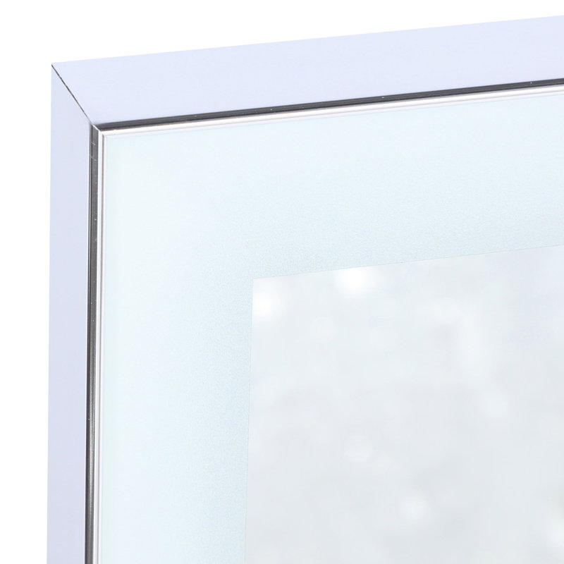 48*32in Fog Bathroom Mirror With Led, 3 Colour Adjustable Options Presentable Led Frame, Fog, Changes Available