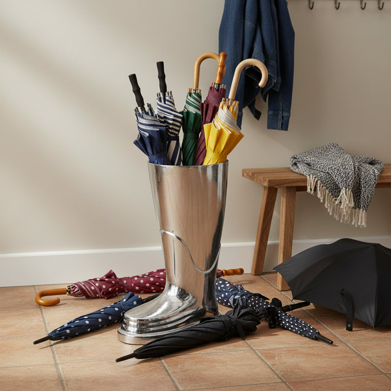 Gehrmann Aluminum Freestanding Umbrella Stand