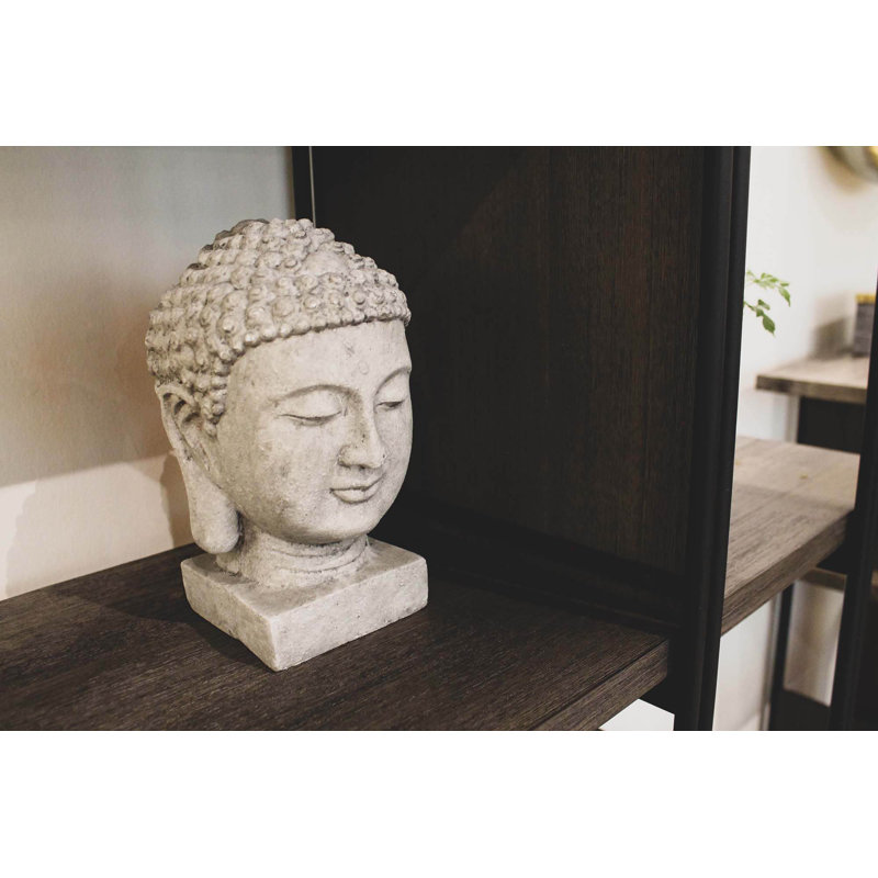 Tête de bouddha de 5 po Nanaimo, gris